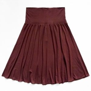 NEW WITH TAG BANANA REPUBLIC Stretch Swing Brown Skirt Size Small (26" x 24.5")